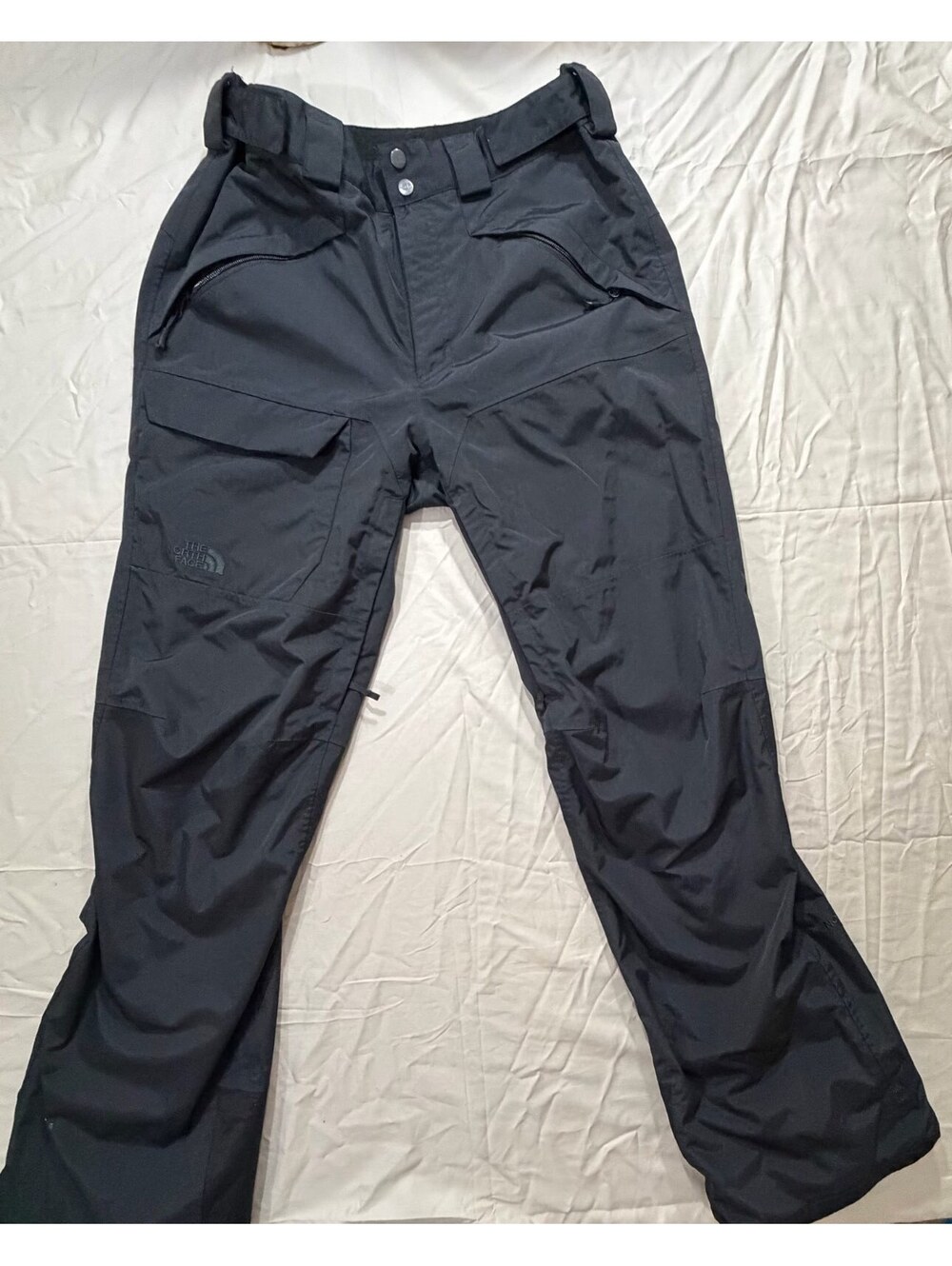 The North Face Mens M Black Snow Pants Ski Snowboard Cargo Nylon Winter
